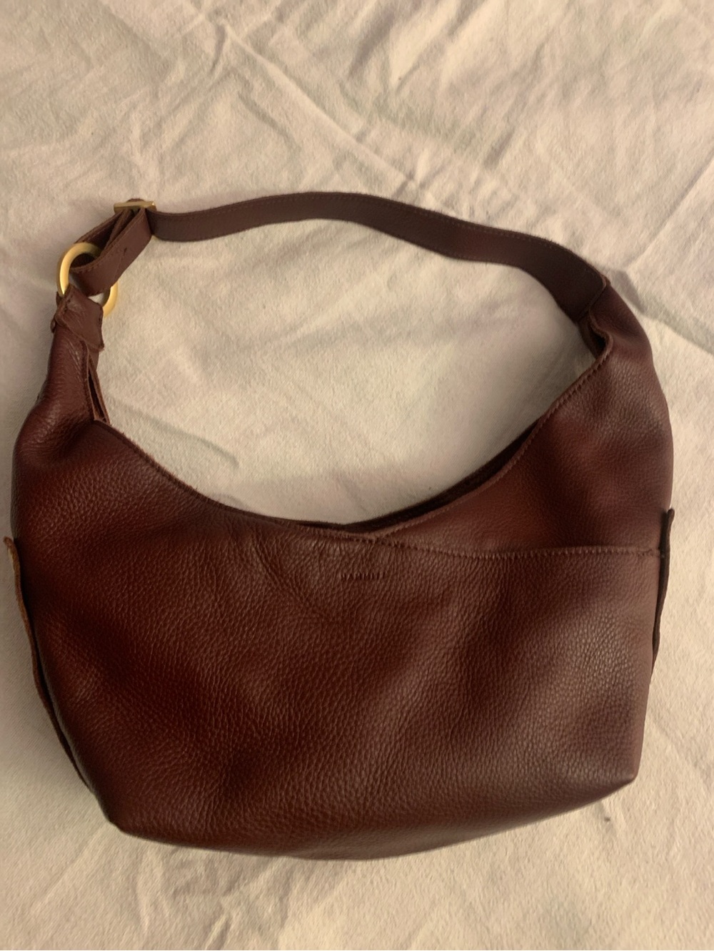 Vintage 2025 Hammitt Tim Medium gold Stud Hobo Shoulder Bag Cherrywood Leather